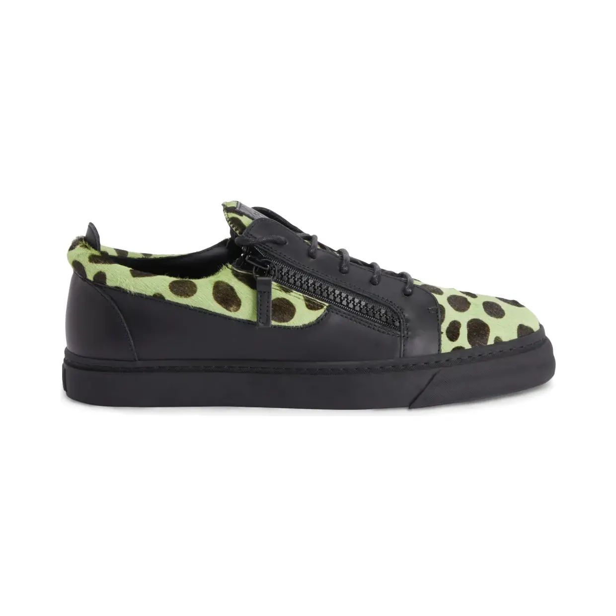 Giuseppe Zanotti Frankie mit doppeltem Reißverschluss “Black” (RU00129K49)