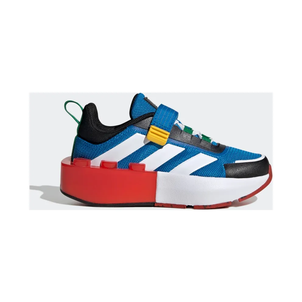 Adidas adidas x LEGO® Tech RNR Lifestyle Elastic Lace and Top Strap Shock Blue / Cloud White / Red (HP5879)
