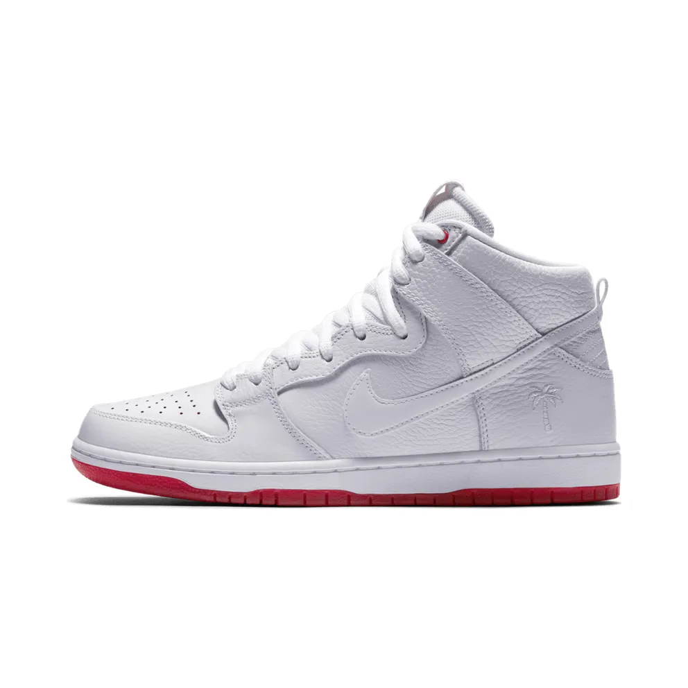 Nike SB Dunk High Kevin Bradley White/White-University Red (AH9613-116)