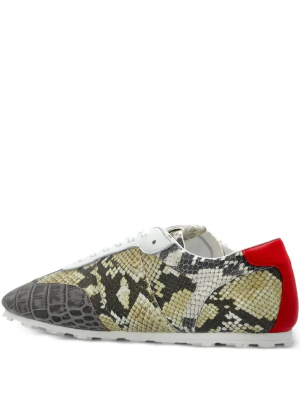 Marni Sneakers with krokodillen-reliëf – Grey (SNZW020400P9099)