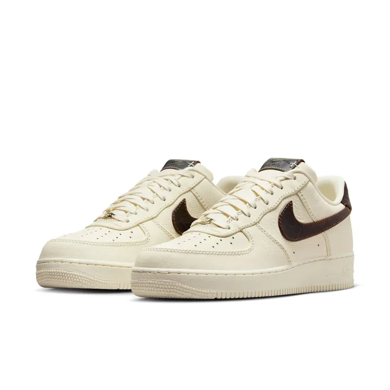 Nike Air Force 1 Low ’07 “Soft Pearl Brown Croc” (IH7332-001)