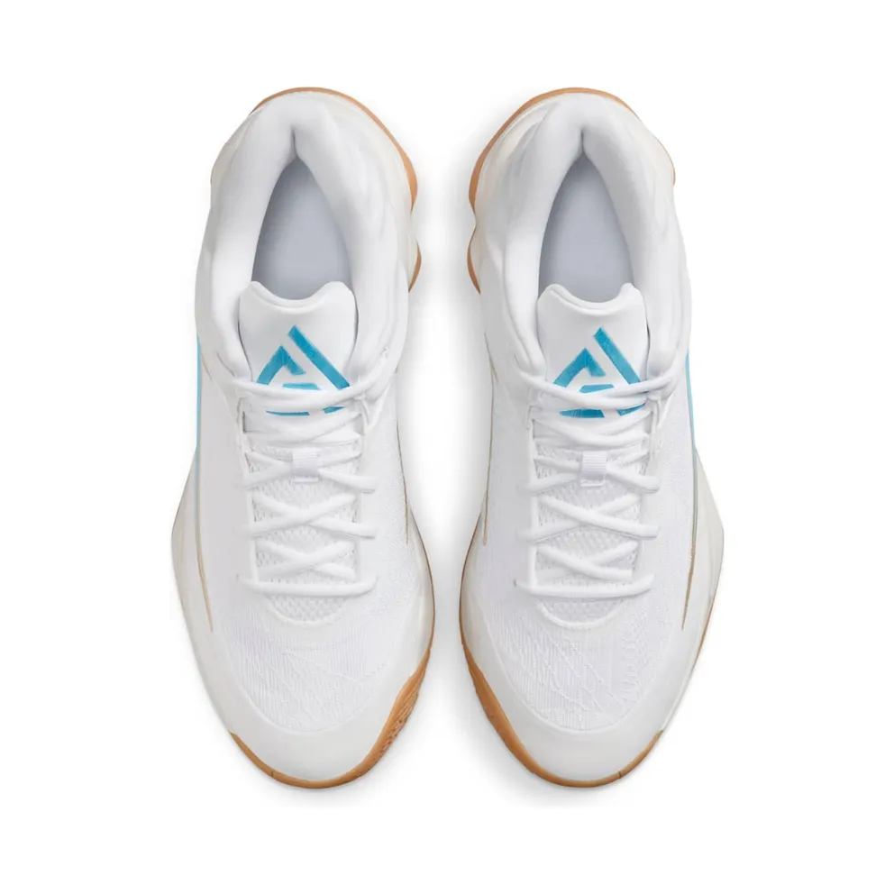 Nike Giannis Immortality 4 White Aquarius Blue (FQ3680-101)