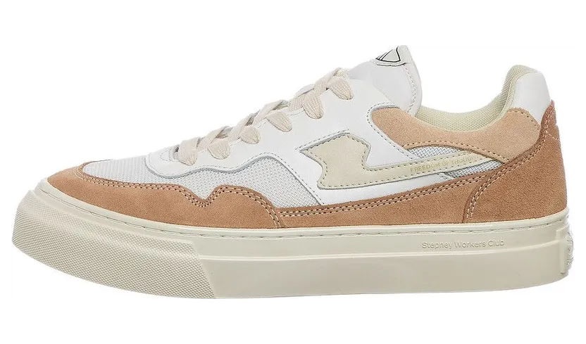 Stepney Workers Club Pearl S-Strike Suede Mix White / Earth (YA09516) (3)