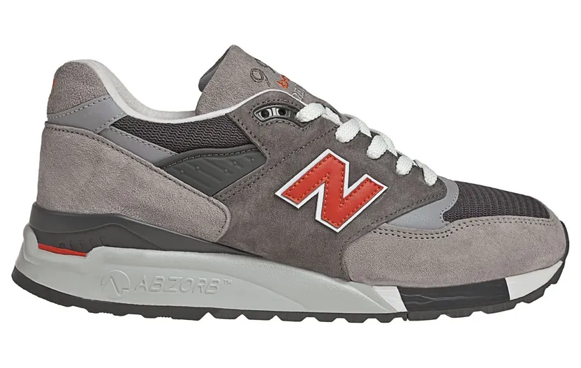New Balance 998 Grey Orange