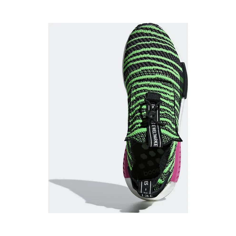 adidas NMD TS1 Watermelon Core Black/Shock Lime/Grey (B37628)