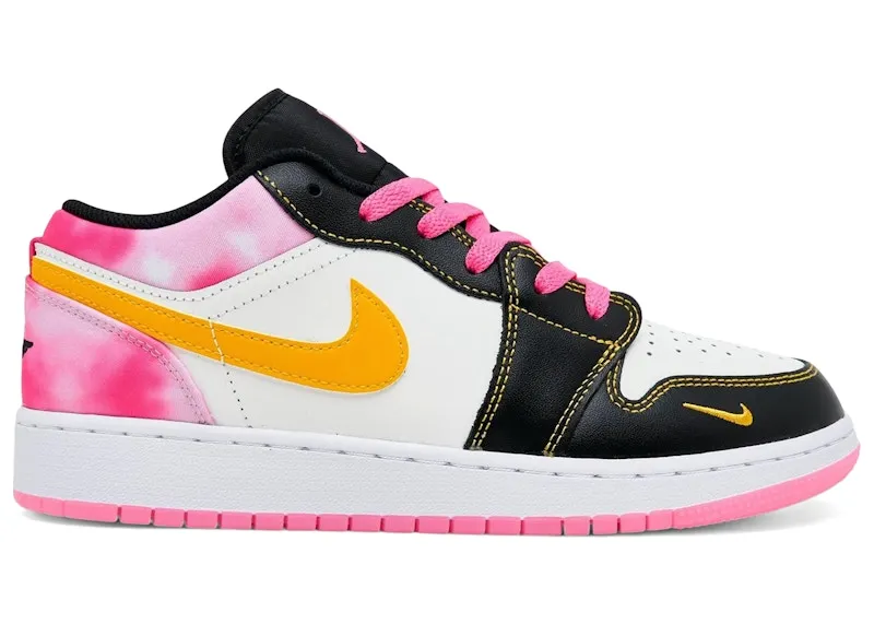 Jordan 1 Low SE Black Gold Hyper Pink (IV2445-010)