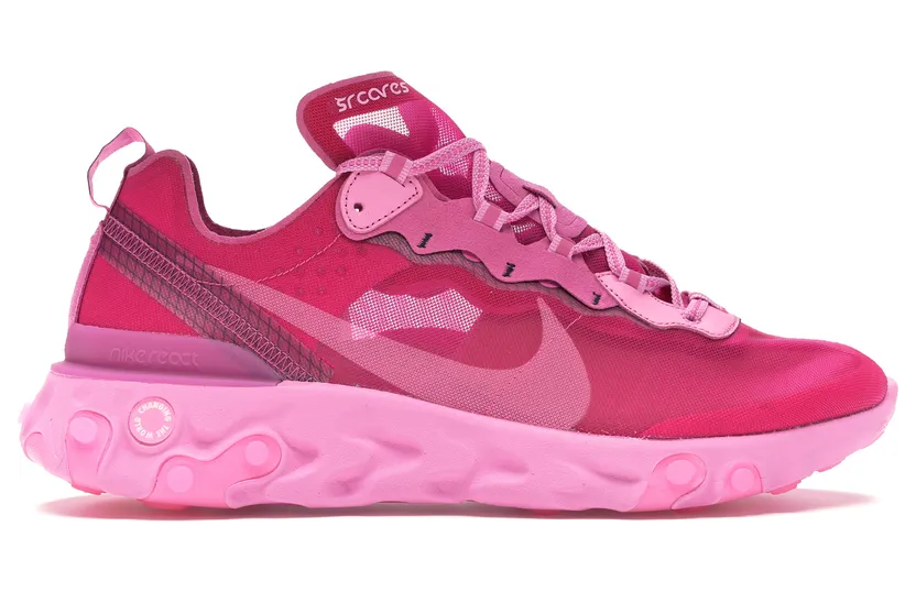 Nike React Element 87 Sneakerroom Breast Cancer Awareness Pink