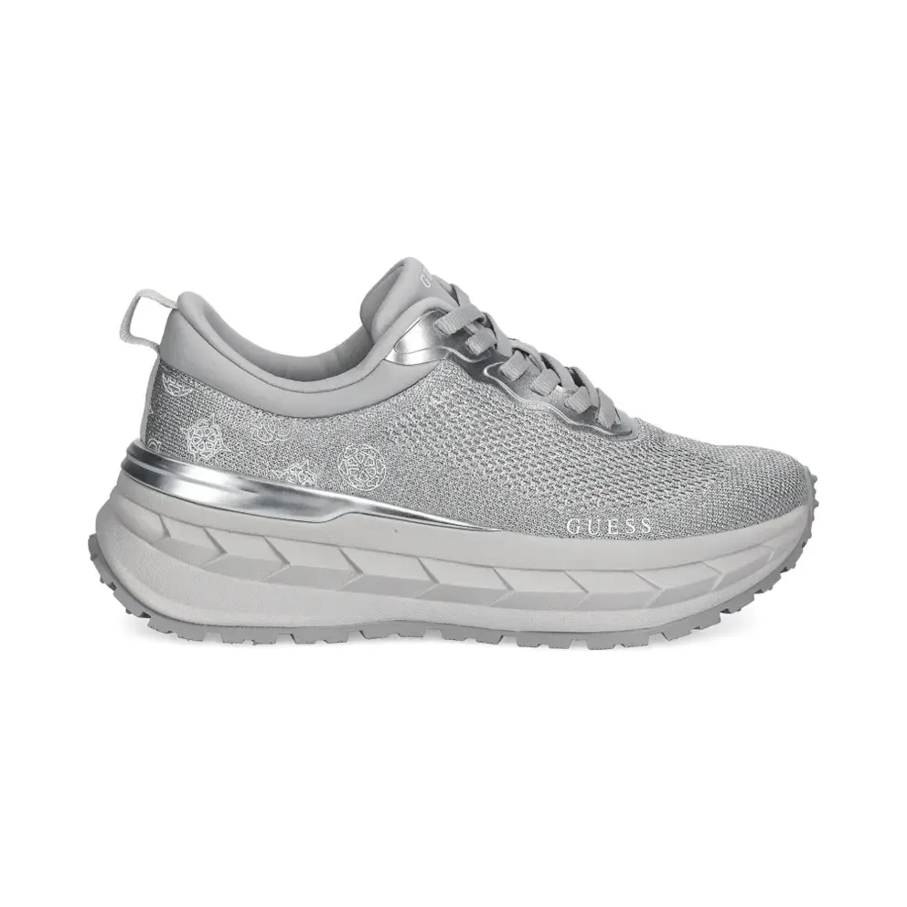GUESS USA Runit3 with metallic afwerking – Grey (FLPRN3FAB12)