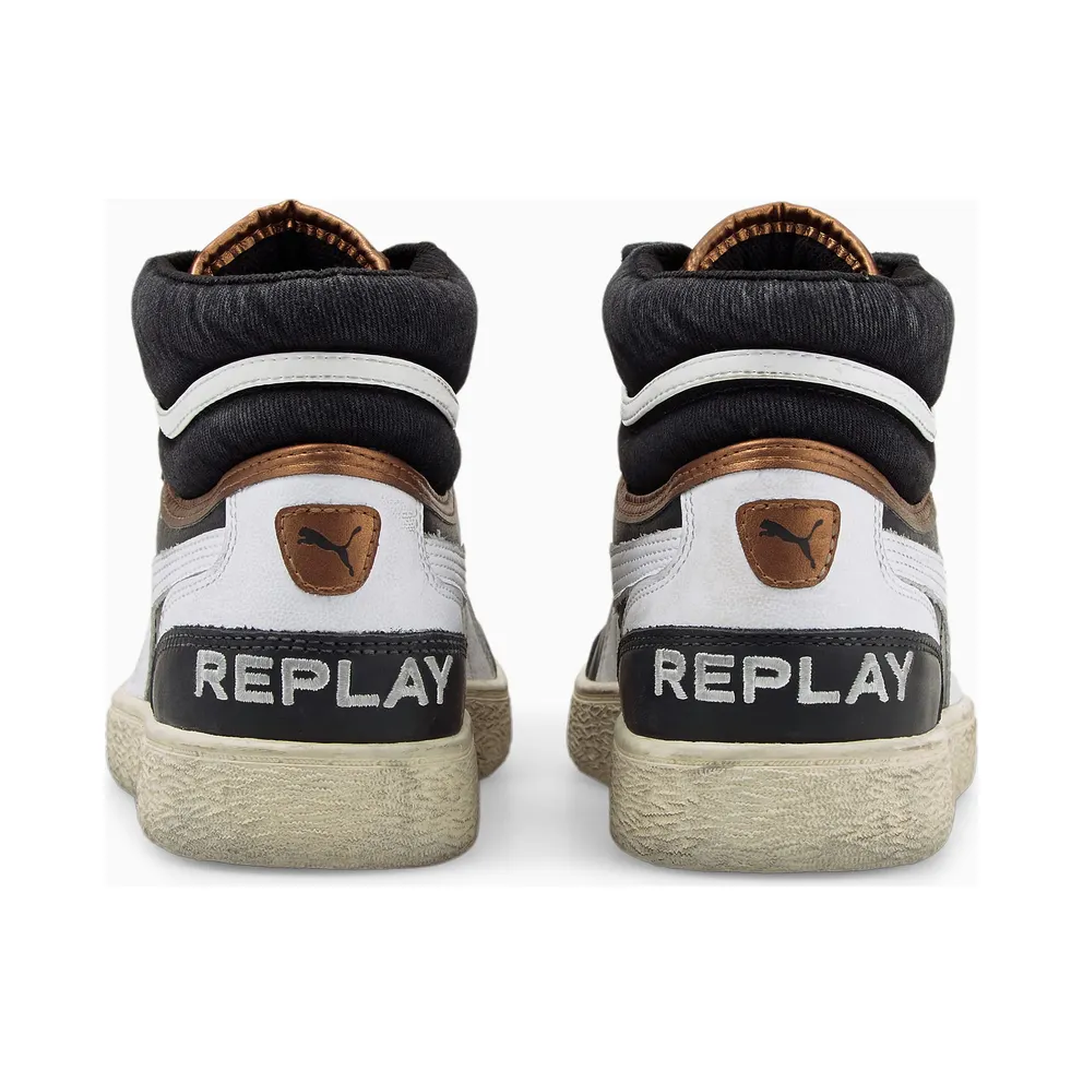 Puma Ralph Sampson Mid Denim x Replay White/Black (383994-01)