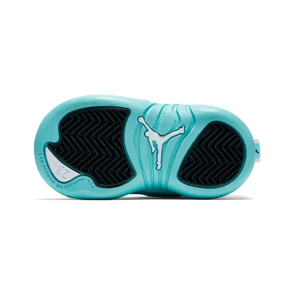 Jordan 12 Retro Light Aqua (TD) White/Black-Light Aqua (819666-100)
