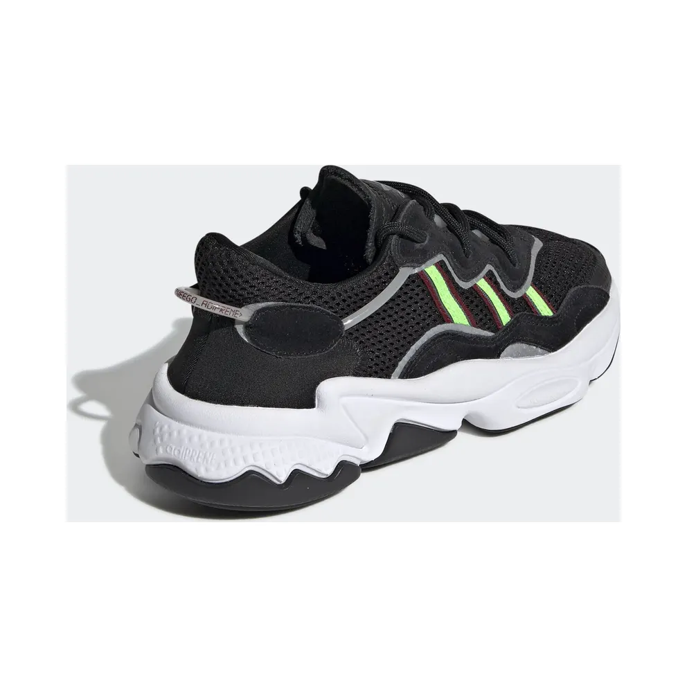 adidas Ozweego Core Black Solar Green (Youth) Core Black/Solar Green/Onix (EE7772)
