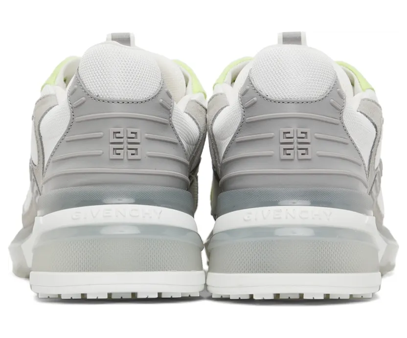 Givenchy White & Grey GIV 1 TR Sneakers (BH005TH147) (4)