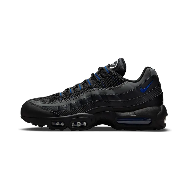 Nike Air Max 95 Essential “Black / Off-Noir / Dark Smoke Grey / Game Royal” (DM9104-001)