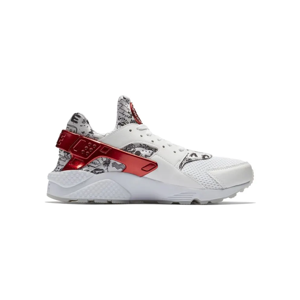 Nike Air Huarache Run Shoe Palace 25th Anniversary White/Varsity Red-Pure Platinum (AJ5578-101)