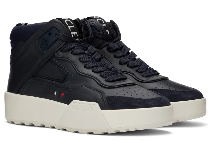 Moncler Navy Promyx Space High Sneakers (H109A4M00320M1780) (4)