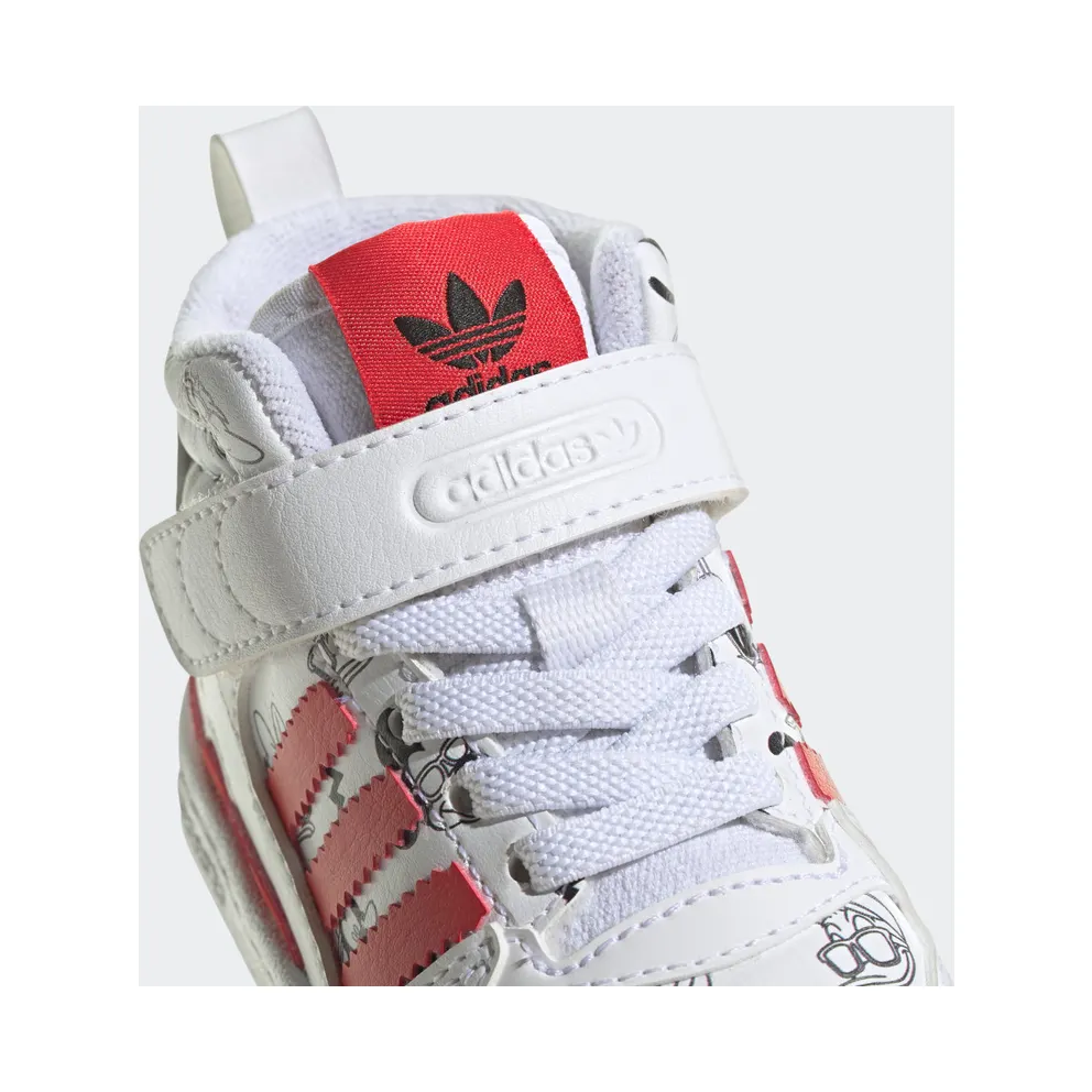 adidas Disney Forum Mid 360 Cloud White / Vivid Red / Cloud White (GX0839)