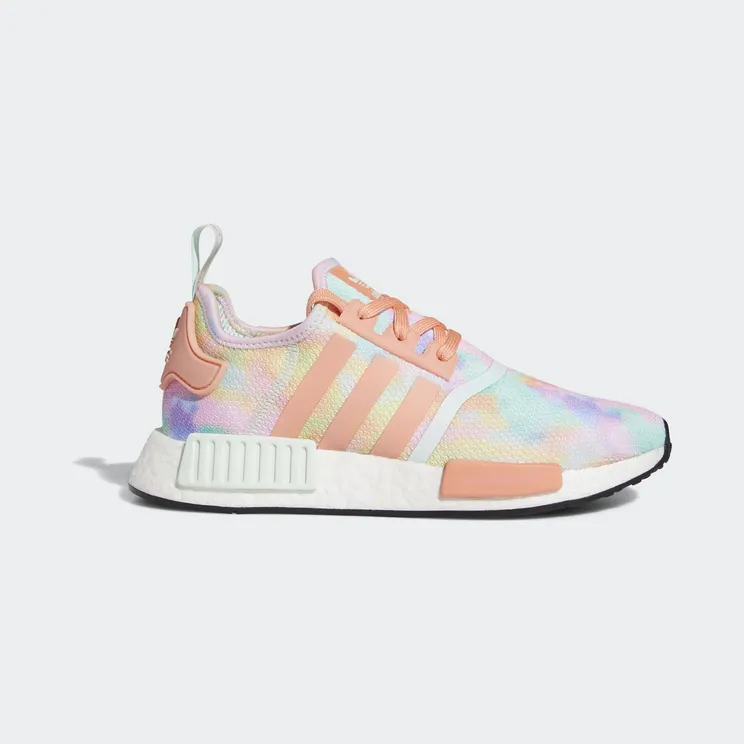 Adidas NMD_R1 ‘Tie-Dye’ Chalk Coral/Dash Green (FY1271)