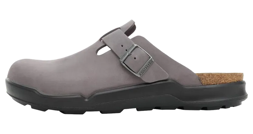 Birkenstock BOSTON CROSSTOWN OILED LEATHER “Iron” (1030392)