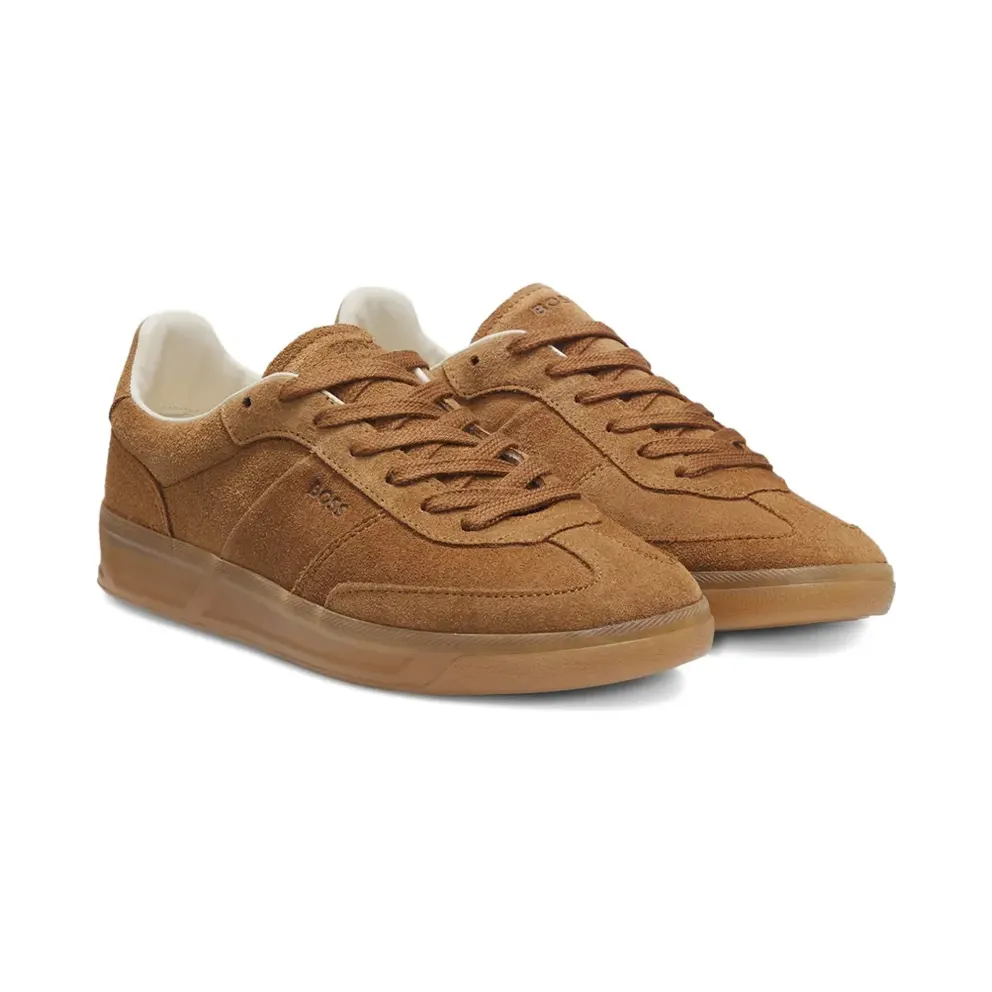 BOSS aus Wildleder mit Gummisohle – Brown (50536645)
