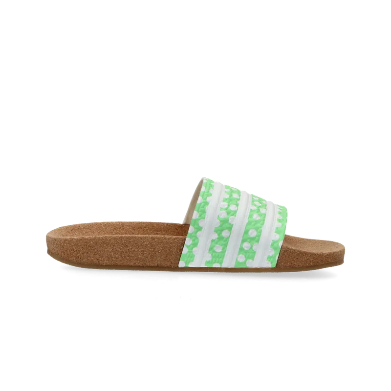 Adidas Adilette Slides Glory Mint / Cloud White / Gum (GX9484)
