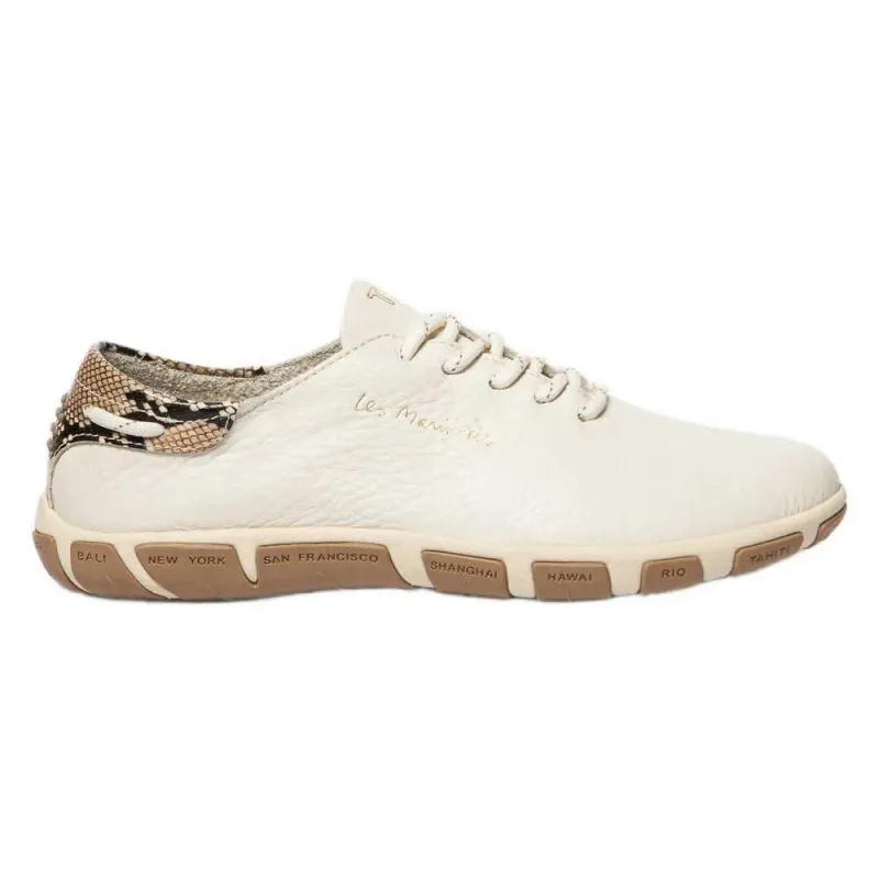 TBS sneaker licht beige/python (JAZARU-M7K63)
