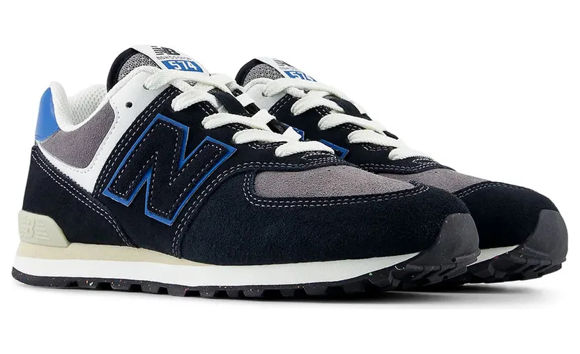 New Balance 574 Blue / Dark Grey / Black / White (GC574QRB-M-001)