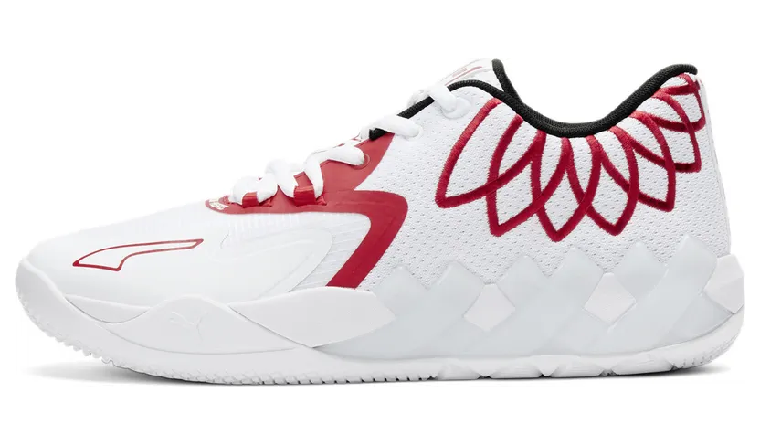 Men’s PUMA Mb.01 Lo White/High Risk Red (376941-10)