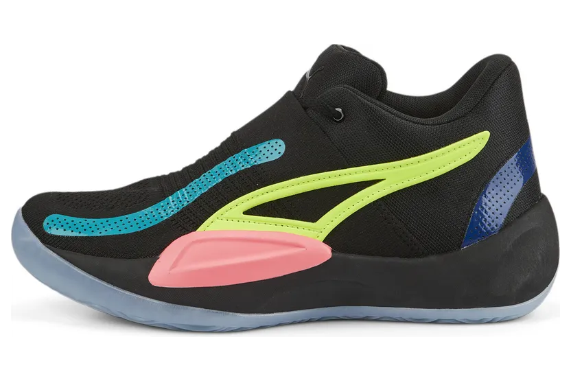 Men’s PUMA Rise Nitro Black/Sunset Glow (377012-03)