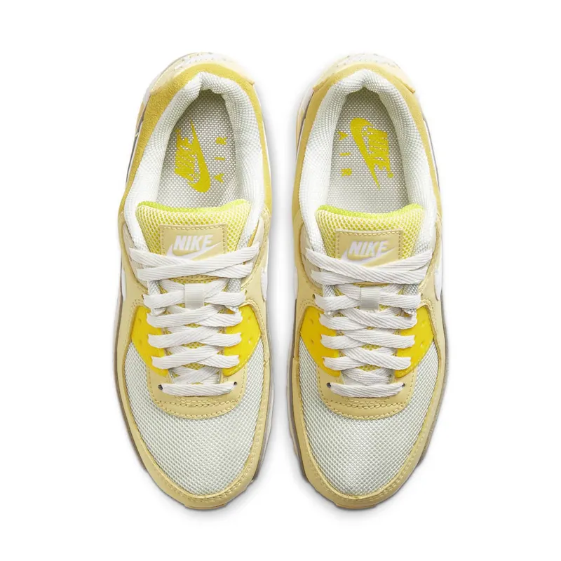 Nike Air Max 90 Recraft Lemon (W) Lemon/Sail-Bone (CW2654-700)