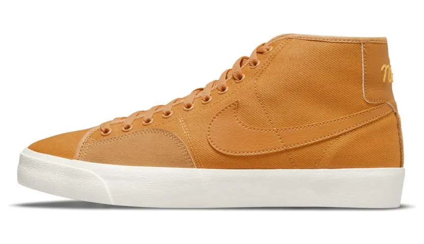 Nike SB BLZR Court Mid Premium Skateschoenen Bruin (DH7479-700)