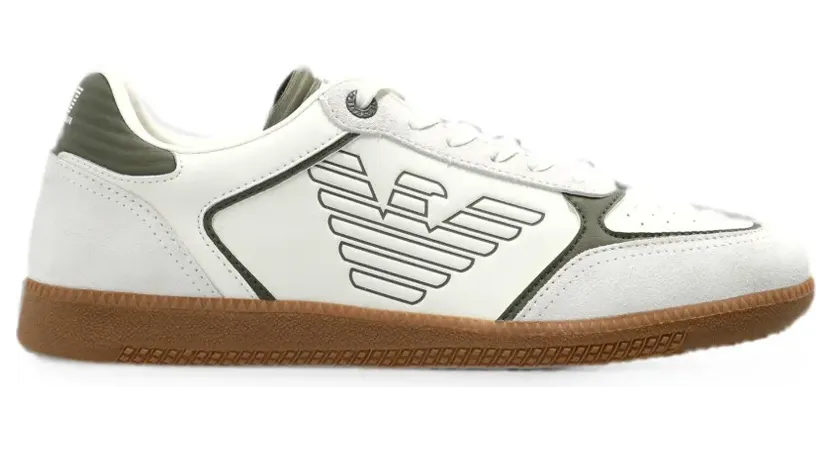 Ea7 Emporio Armani Sneakers met vlakken en logoprint – Wit (7X000405AF1)