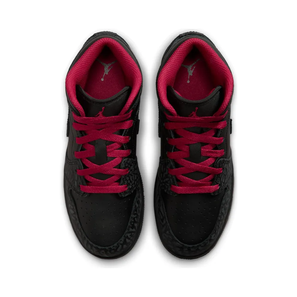 Nike Air Jordan 1 Mid SE “Black / Tough Red” (IX3528-010)