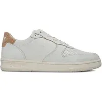 Lage Clae Baskets Malone Distressed and cuir blanc (CL24AMA02-DLC)