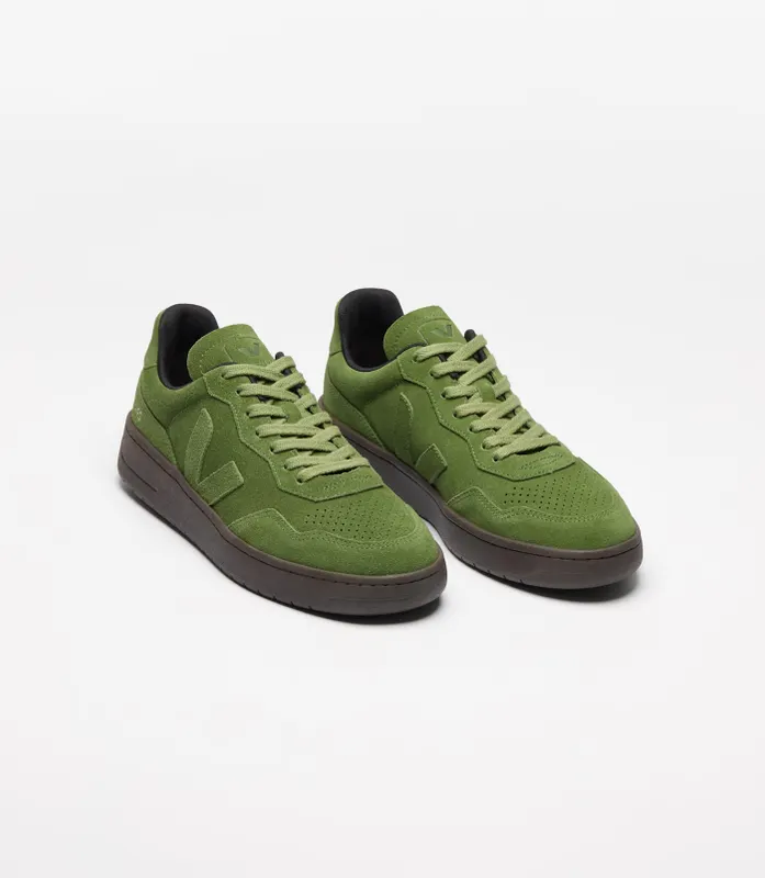 VEJA V-90 aus Wildleder – Green (VD0320928)