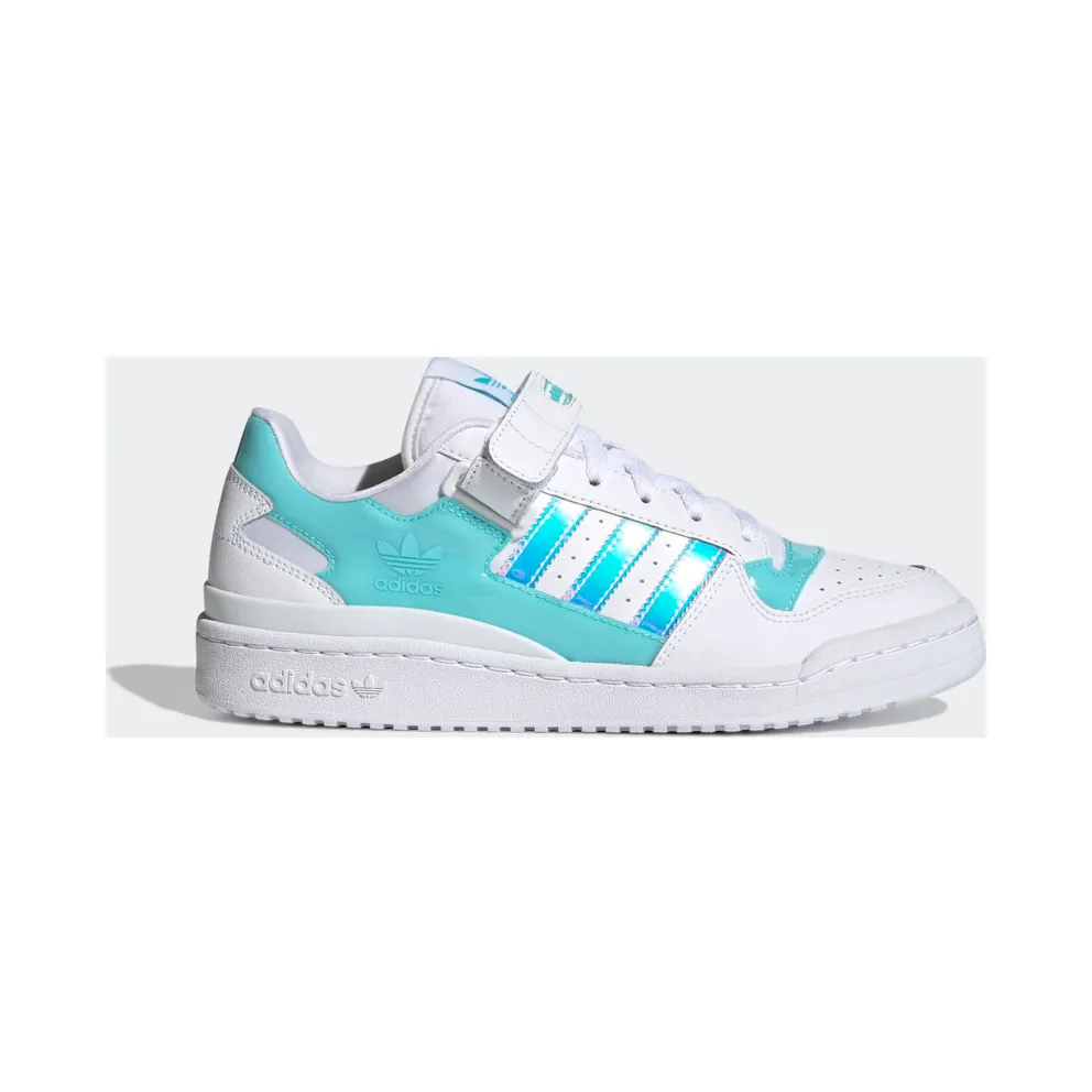 adidas Forum Low Schuh Cloud White / Pulse Aqua / Pink Tint (GX3398)