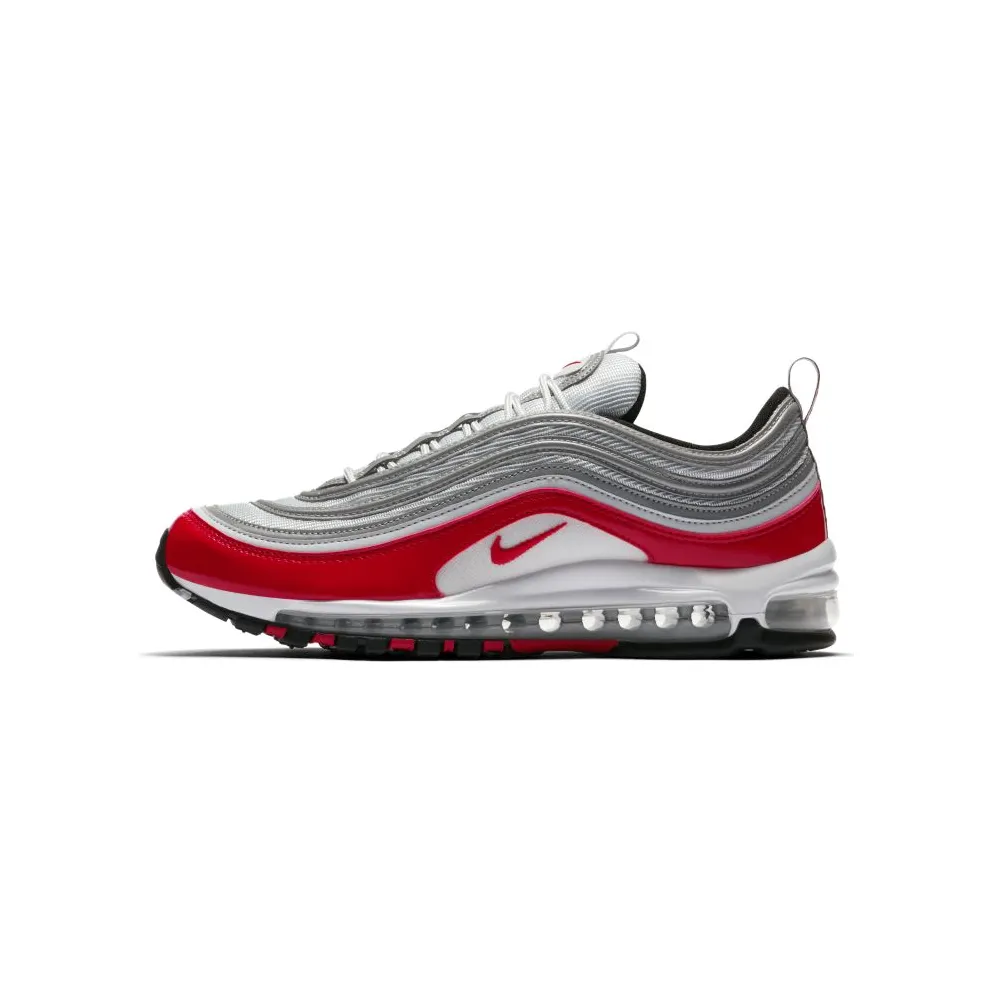 Nike Air Max 97 Pure Platinum University Red Pure Platinum/University Red-Black-White (921826-009)