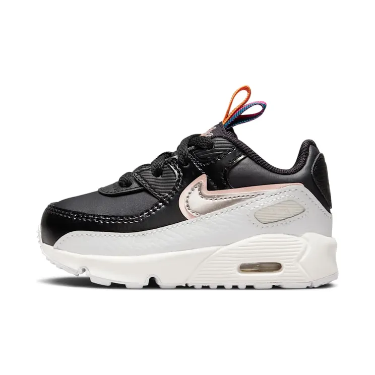 Nike Air Max 90 Leather SE TD “Off Noir Metallic Pewter” (DJ0416-001)