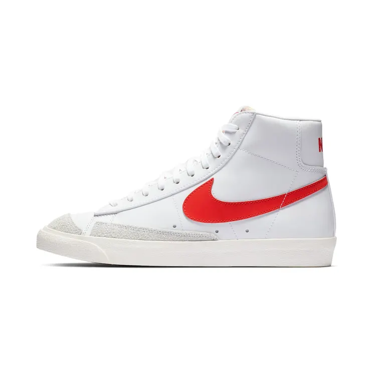 Nike Blazer Mid 77 VNTG “Habanero Red / White / Sail” (BQ6806-600)