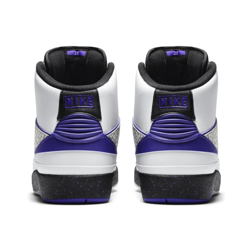 Jordan 2 Retro Dark Concord White/Concord-Black (385475-153)
