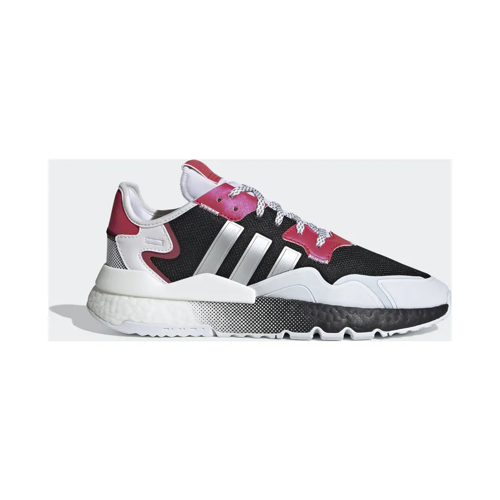 adidas Nite Jogger Schuh Core Black / Silver Metallic / Cloud White (EF5402)