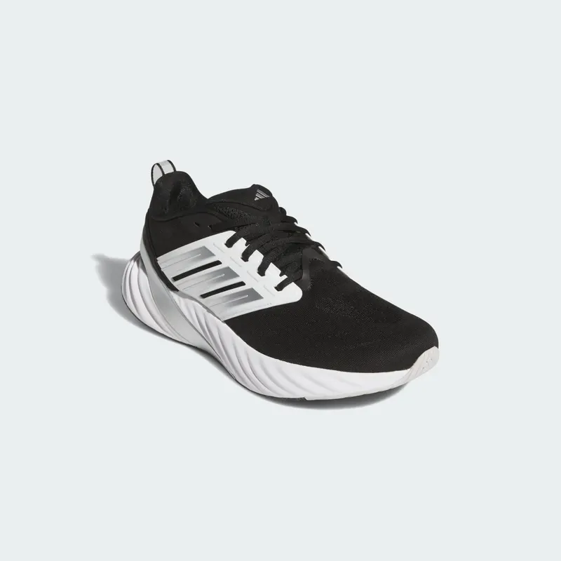 adidas Adipure Glide Black Silver Metallic White (JR4862)