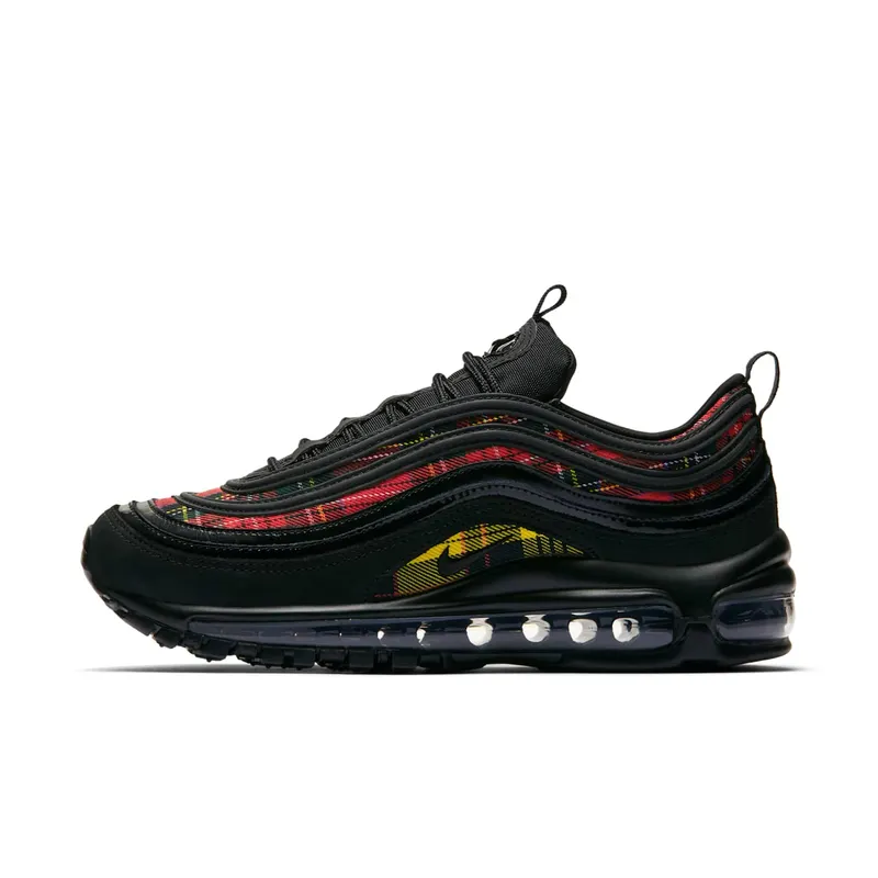 Nike Air Max 97 Tartan Black (W) Black/Black-University Red-Amarillo (AV8220-001)