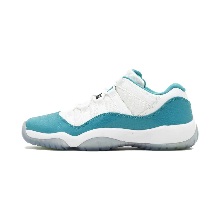 Air Jordan 11 Retro Low GG Aqua Safari “White / Volt Ice / Black / Turbo Green” (580521-143)