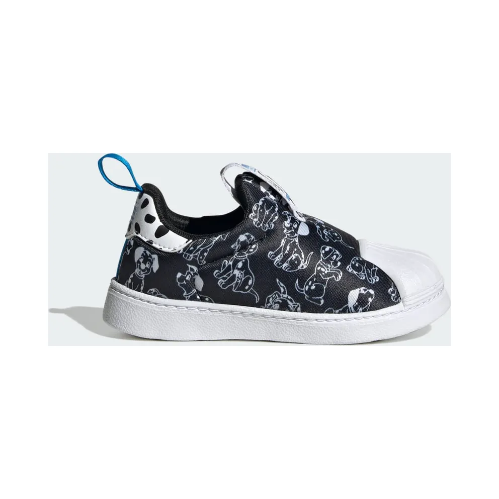 adidas Originals x Disney 101 Dalmatiërs Superstar 360 Kids Core Black / Cloud White / Bright Blue (ID9711)