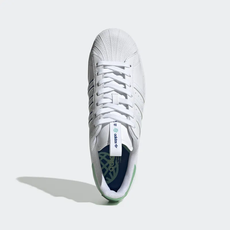 adidas Superstar Paris City Pack White/Green/Blue (FW2847)