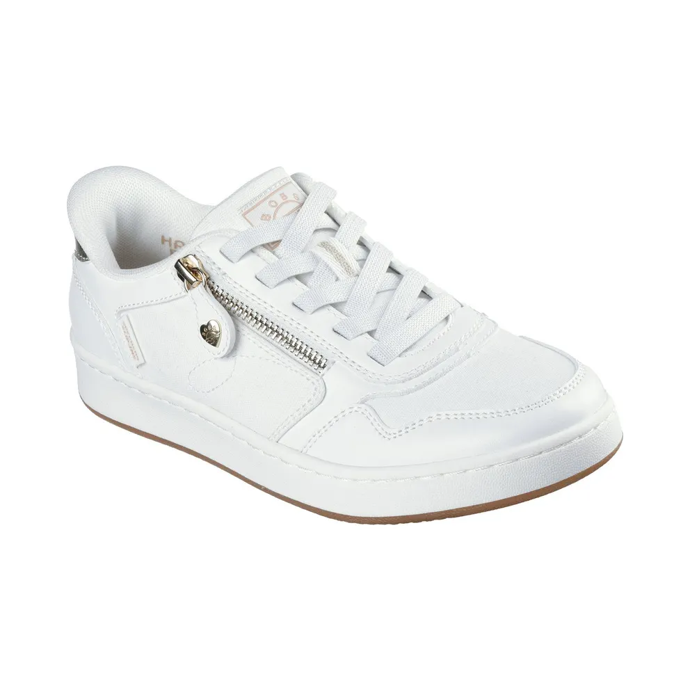 Skechers Slip-ins: BOBS B Cute Court – Dainty Charm Sneaker White