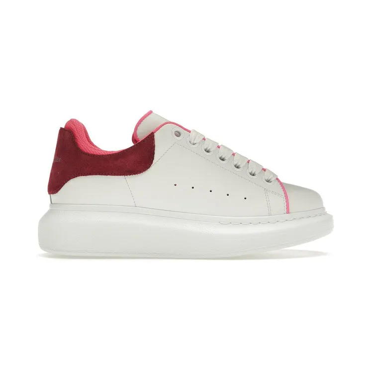 Alexander McQueen Oversized White Velvet Fuchia (755621WIDJZ8709)