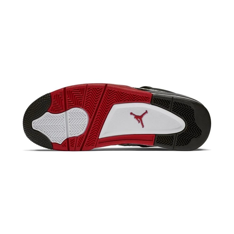 Jordan 4 Retro Tattoo (2018) Black/Fire Red-Black-White (BQ0897-006)
