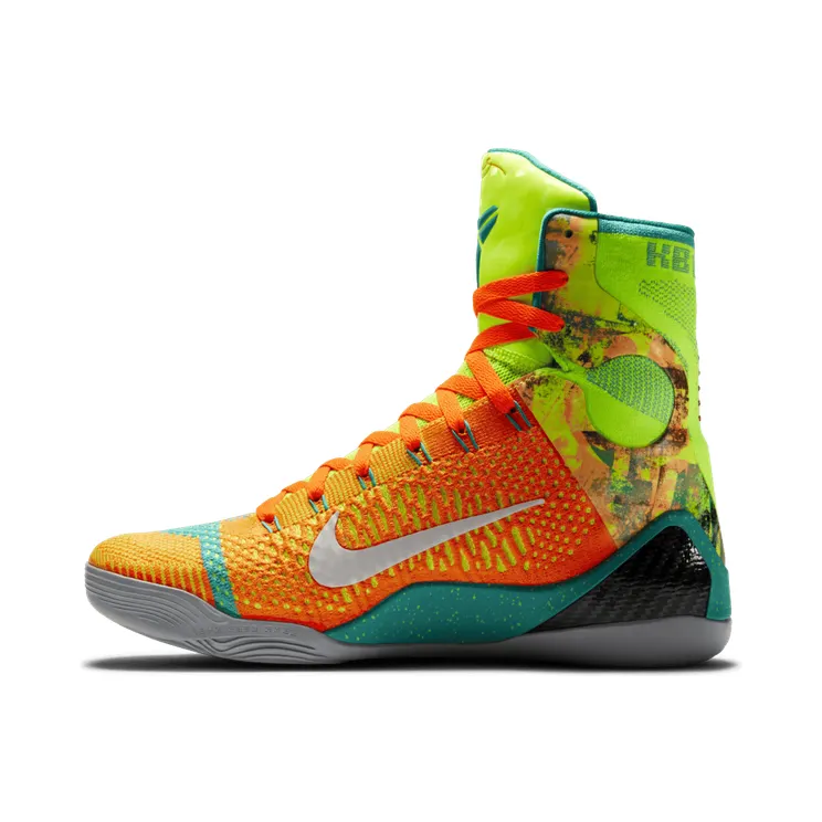 Nike Kobe 9 Elite Influence “Sport Turquoise / Total Orange / Volt / White” (630847-300)