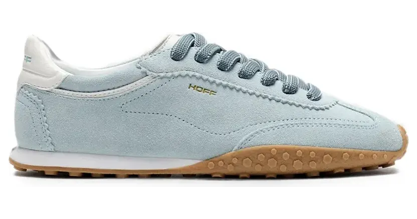 Hoff City suède sneakers met logoprint – Blauw (22661417)